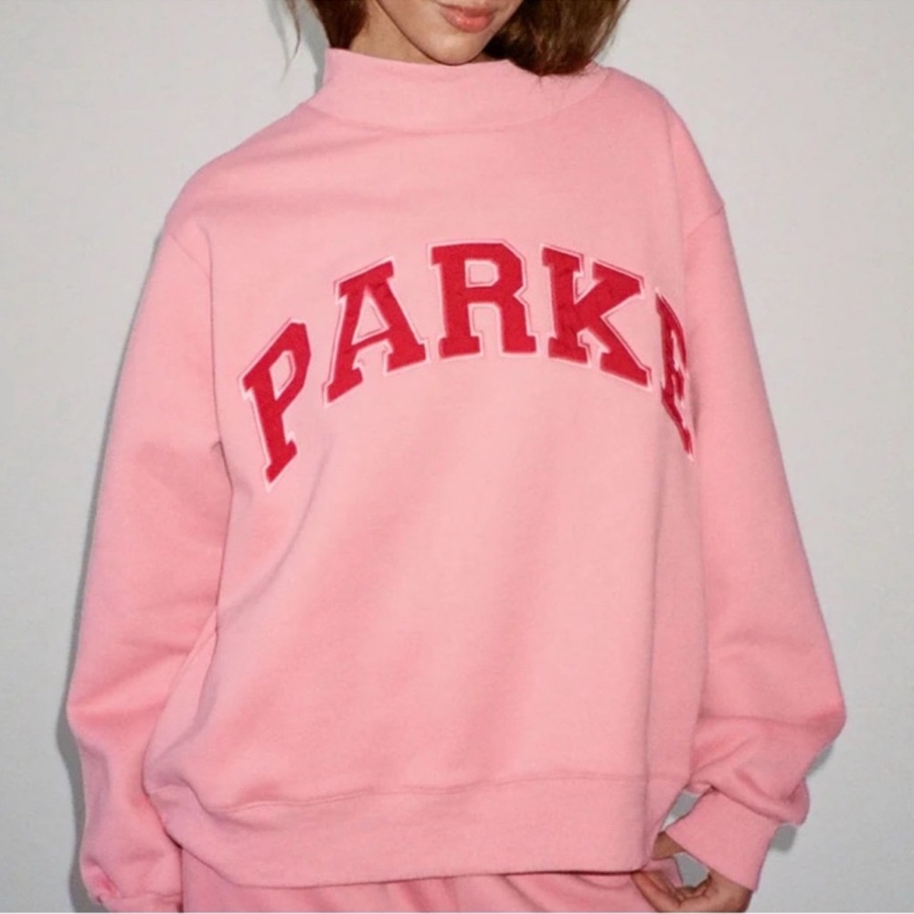 Parke Women's Pink Cowl Neck Sweater